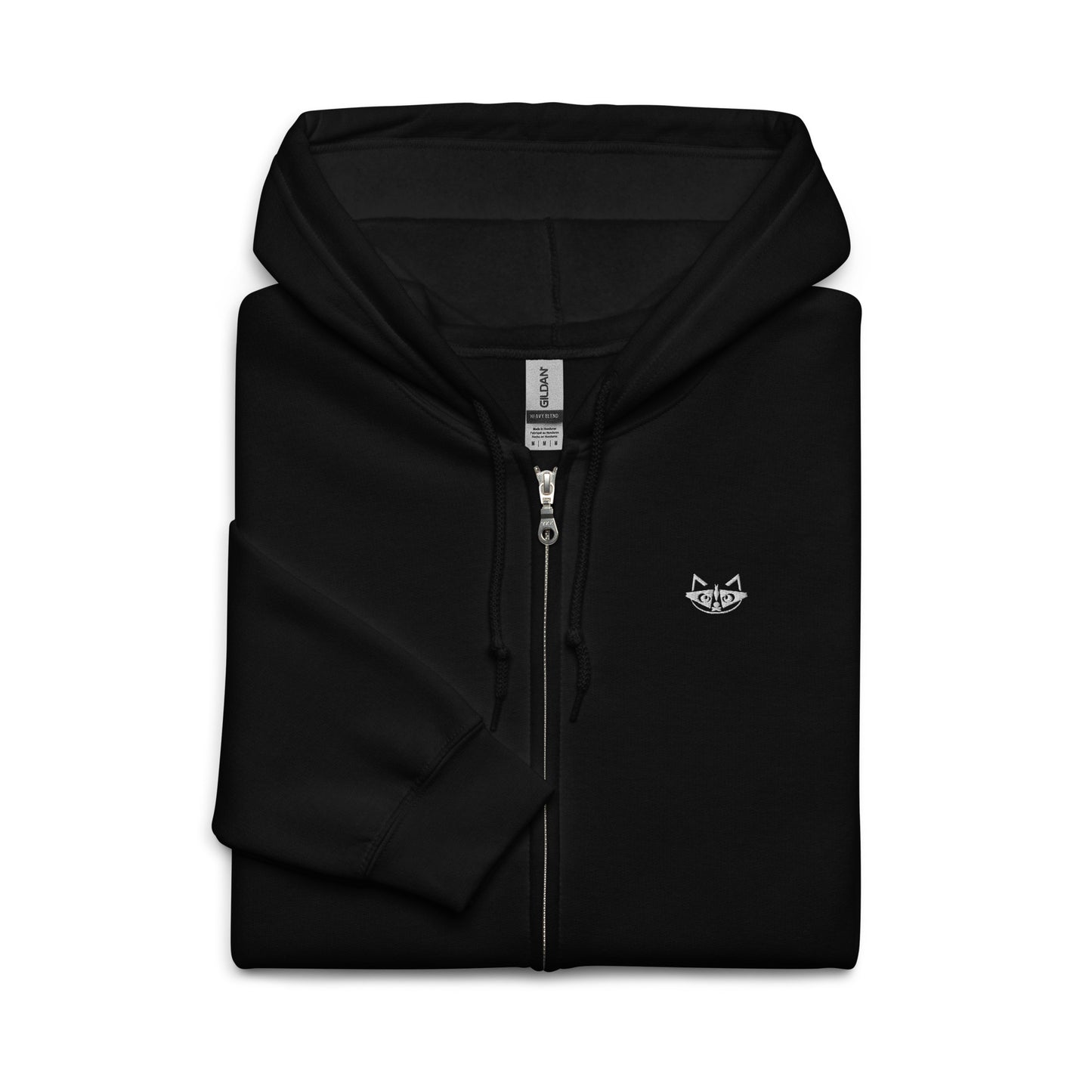 TrashRaider Black Zip up Hoodie