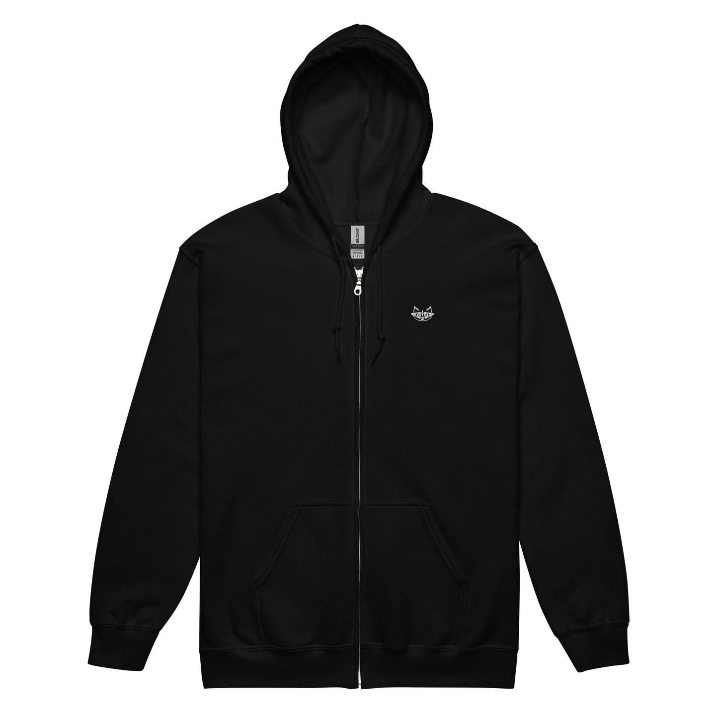 TrashRaider Black Zip up Hoodie