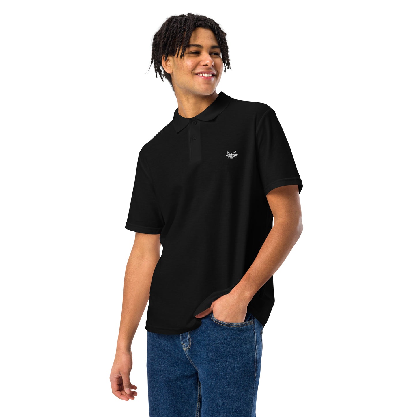 TrashRaider Basic Black Polo