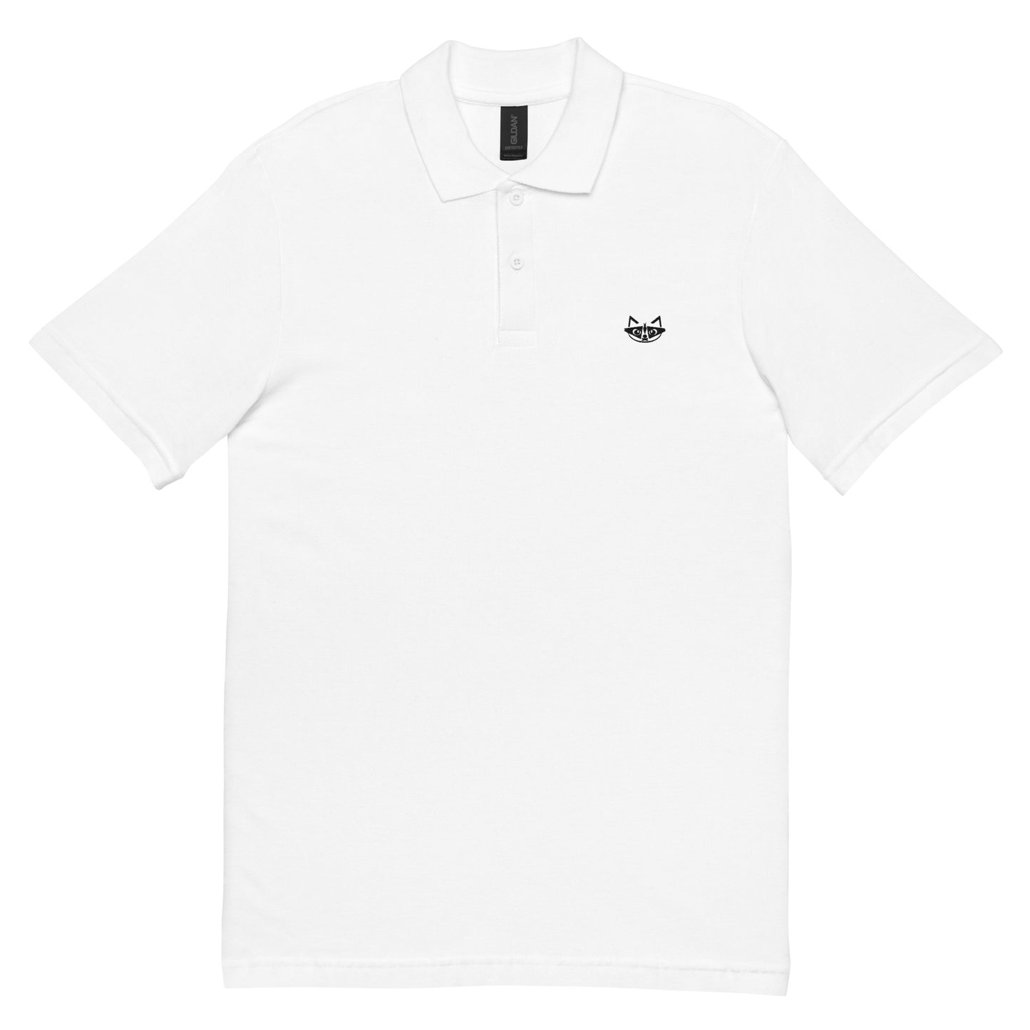 TrashRaider Basic White Polo